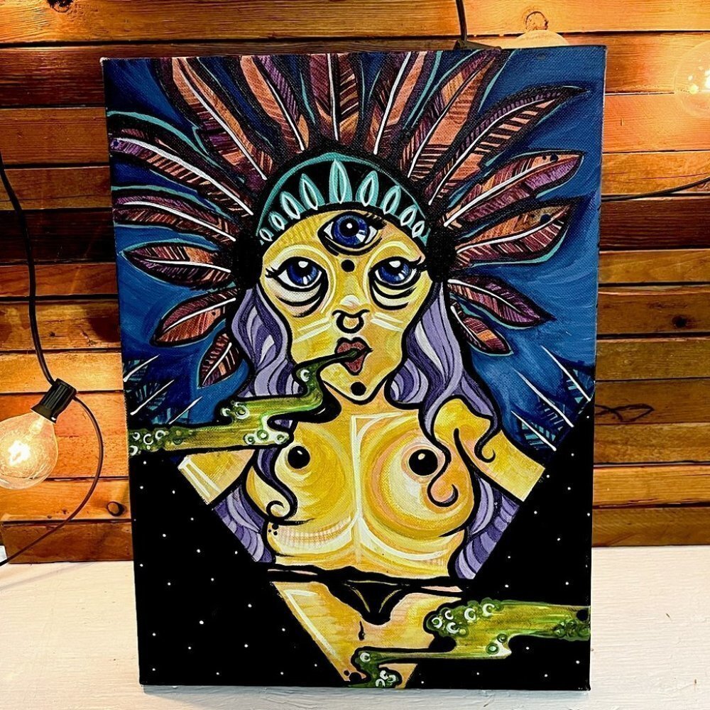 Acrylic Painting  on 16”x12” canvas